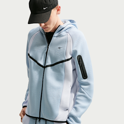 Nike Tech Men's Color-Block Full-Zip Fleece Windrunner Jacket